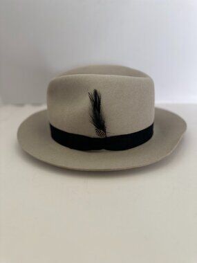 Smithbilt Men’s Beige Cowboy Western Fur Felt Hat Size 7